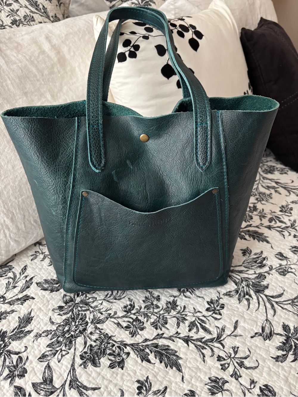 Portland Leather Goods Juliette Tote - OG Lagoon color
